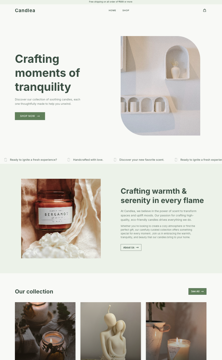 flara template preview